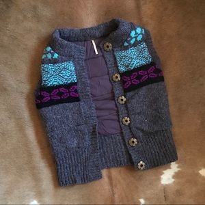 Free People Embroidered Puffer Vest